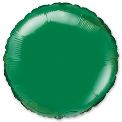 Фольгированный Круг, Зеленый (81 см)